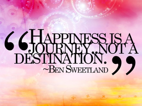 happiness is a journey